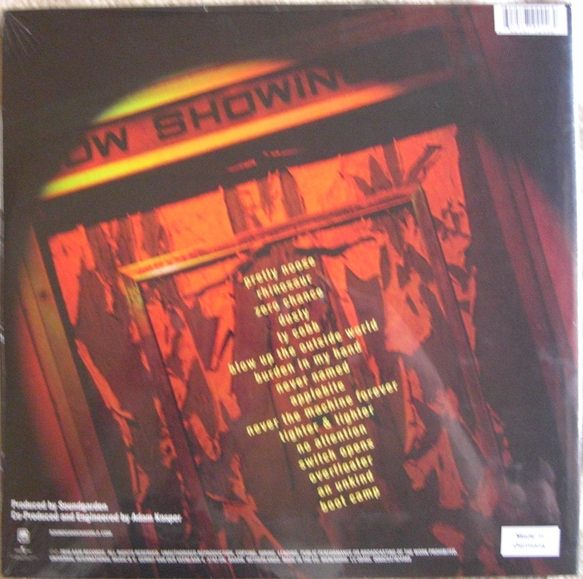 Soundgarden – Down On The Upside 2x Vinilo, LP, Álbum