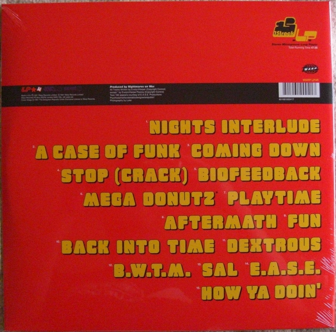 Nightmares On Wax – A Word Of Science 2x Vinyl LP Album