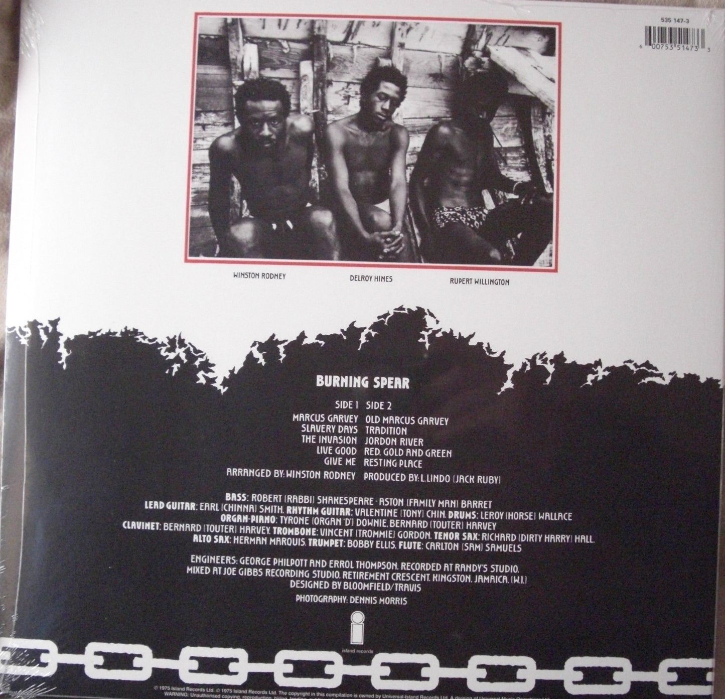 Burning Spear – Marcus Garvey Vinyl, LP, Album, Reissue