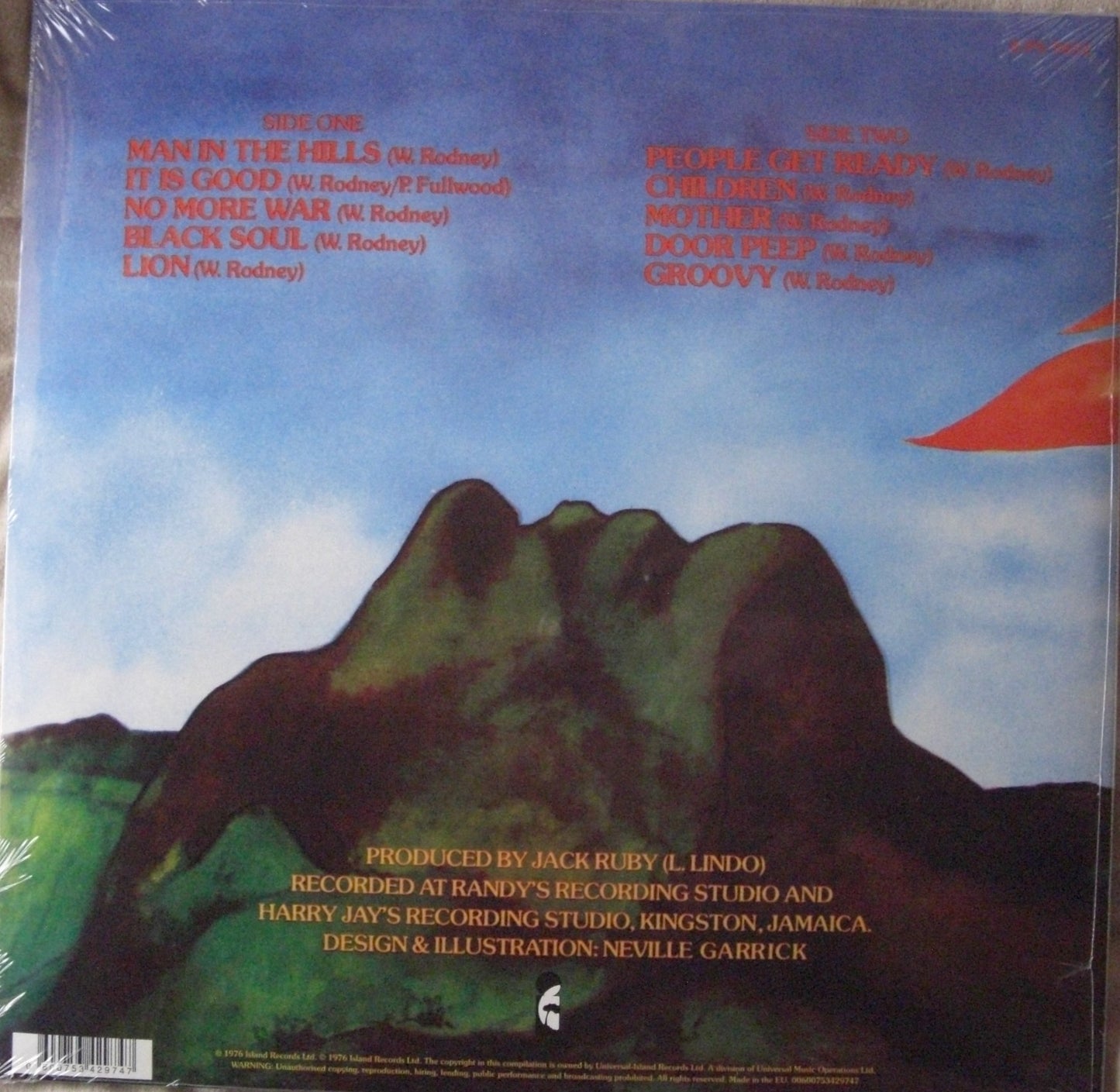 Burning Spear – Man In The Hills Vinyl, LP, Album, Reissue