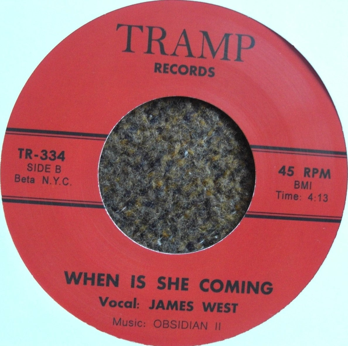 James West – Hanging In / When Is She Coming Vinyl, 7"