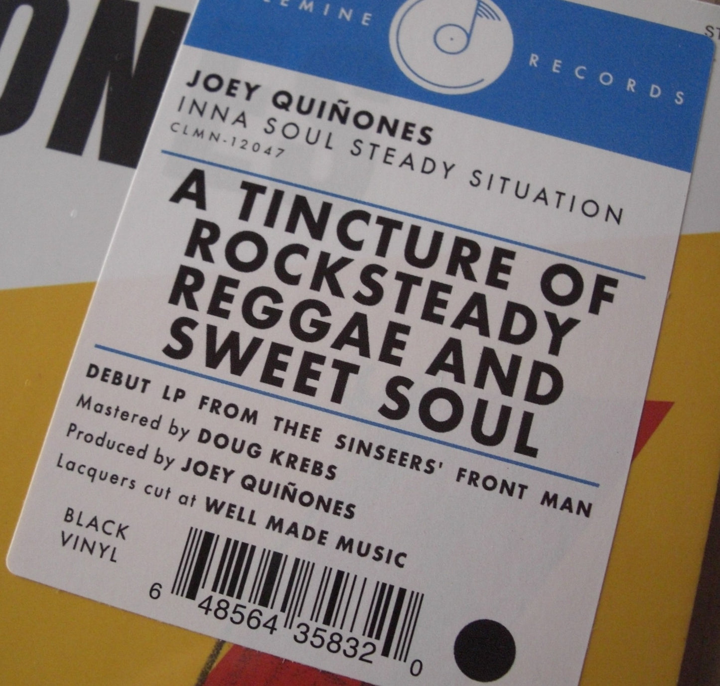 Joey Quinones - Inna Soul Steady Situation Vinyl, LP, Album