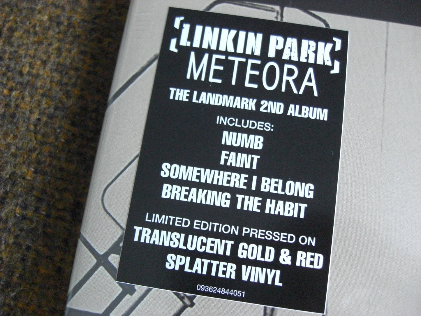Linkin Park – Meteora Vinyl, LP, Album, Limited Edt gold/ red
