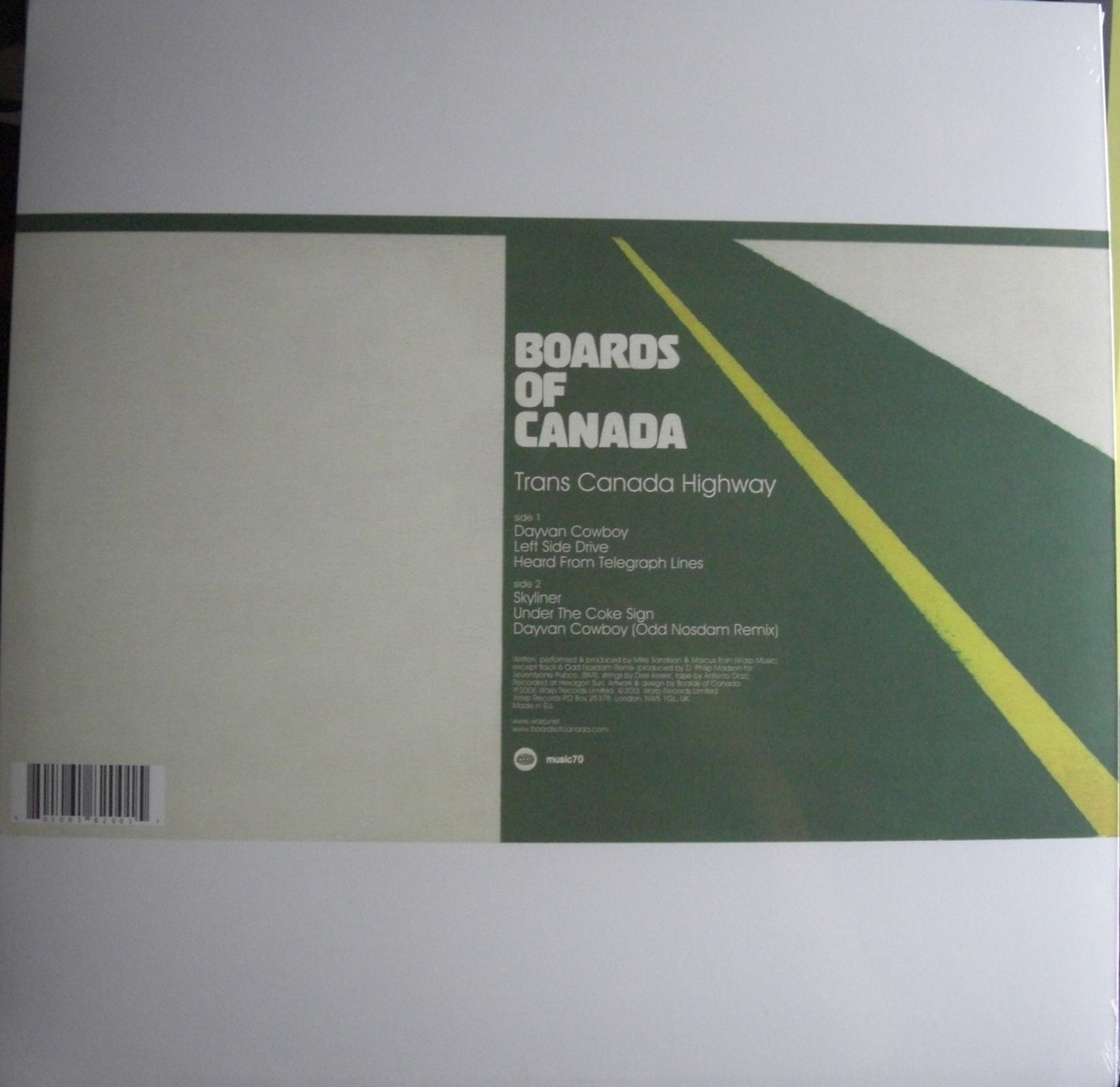 Boards Of Canada – Trans Canada Highway Vinyl, 12", EP, Reissue