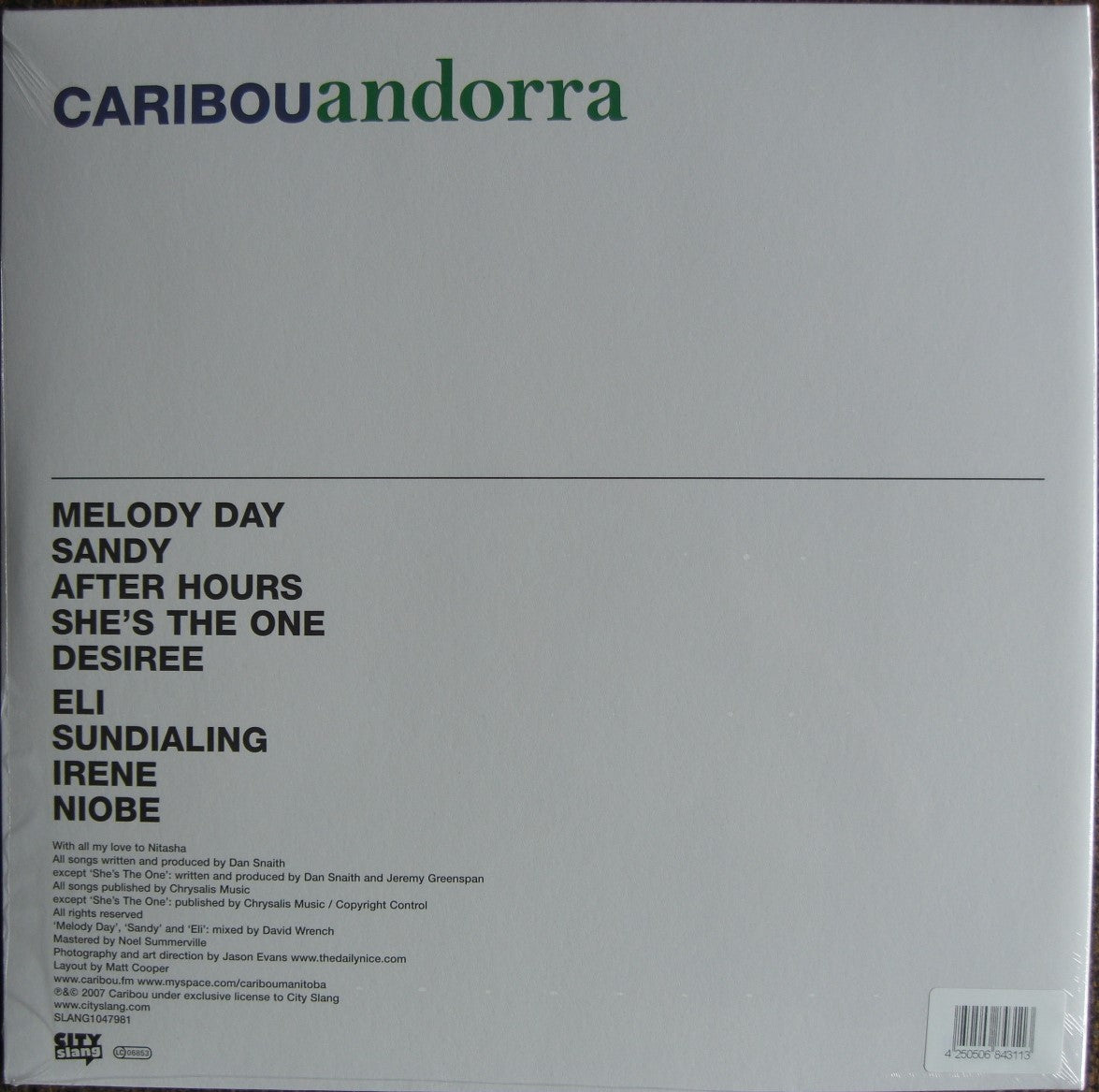 Caribou – Andorra Vinilo, LP, Álbum, Edt Limitada blanco
