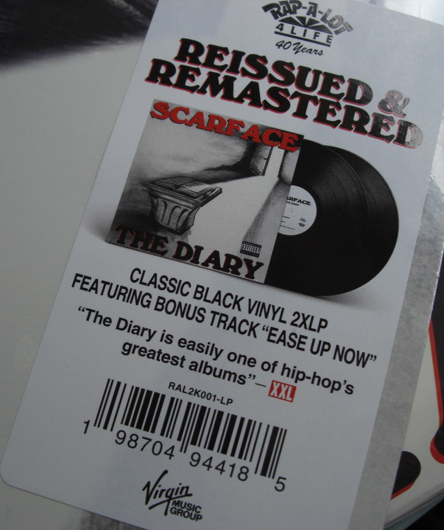 Scarface – The Diary 2x Vinyl, LP, Album, Reissue