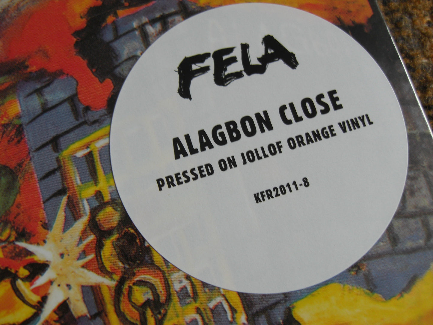 Fela Ransome Kuti & Africa 70 – Alagbon Close Vinyl, LP, Album, Limited Edt orange