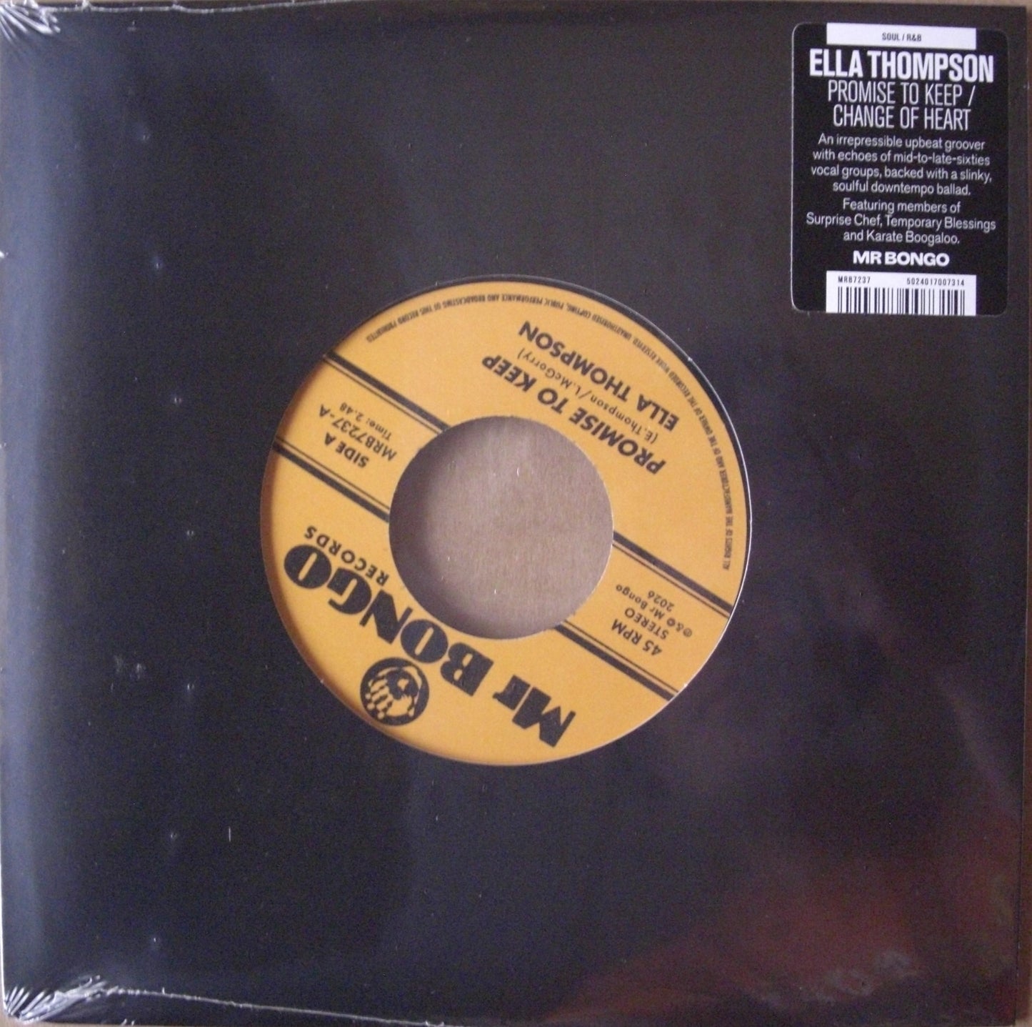 Ella Thompson - Promise To Keep / Change Of Heart Vinyl, 7"