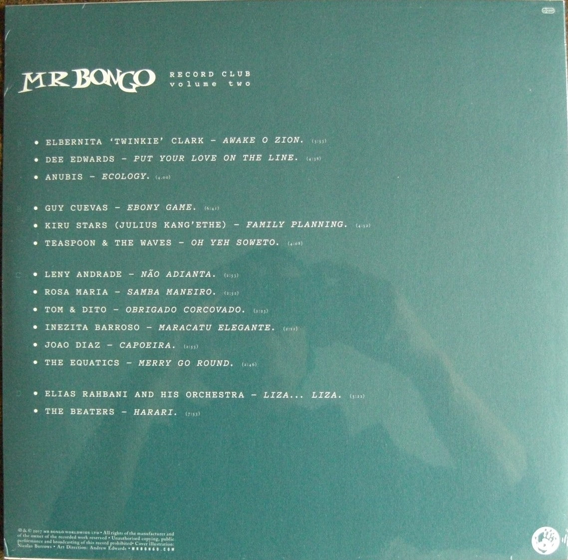 Mr Bongo Record Club - Volume 2 Vinyl, 2x LP, Compilation
