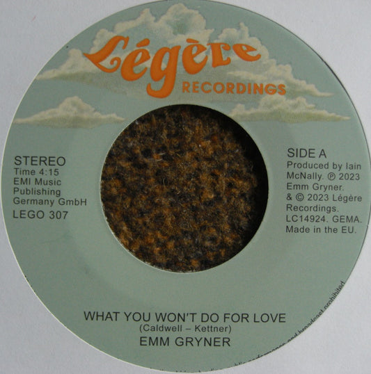 Emm Gryner – What You Won't Do For Love / Valencia 7" yellow