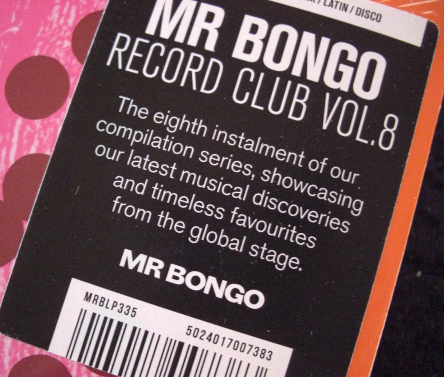 Mr Bongo Record Club Volume 8 Vinyl, 2x LP, Compilation