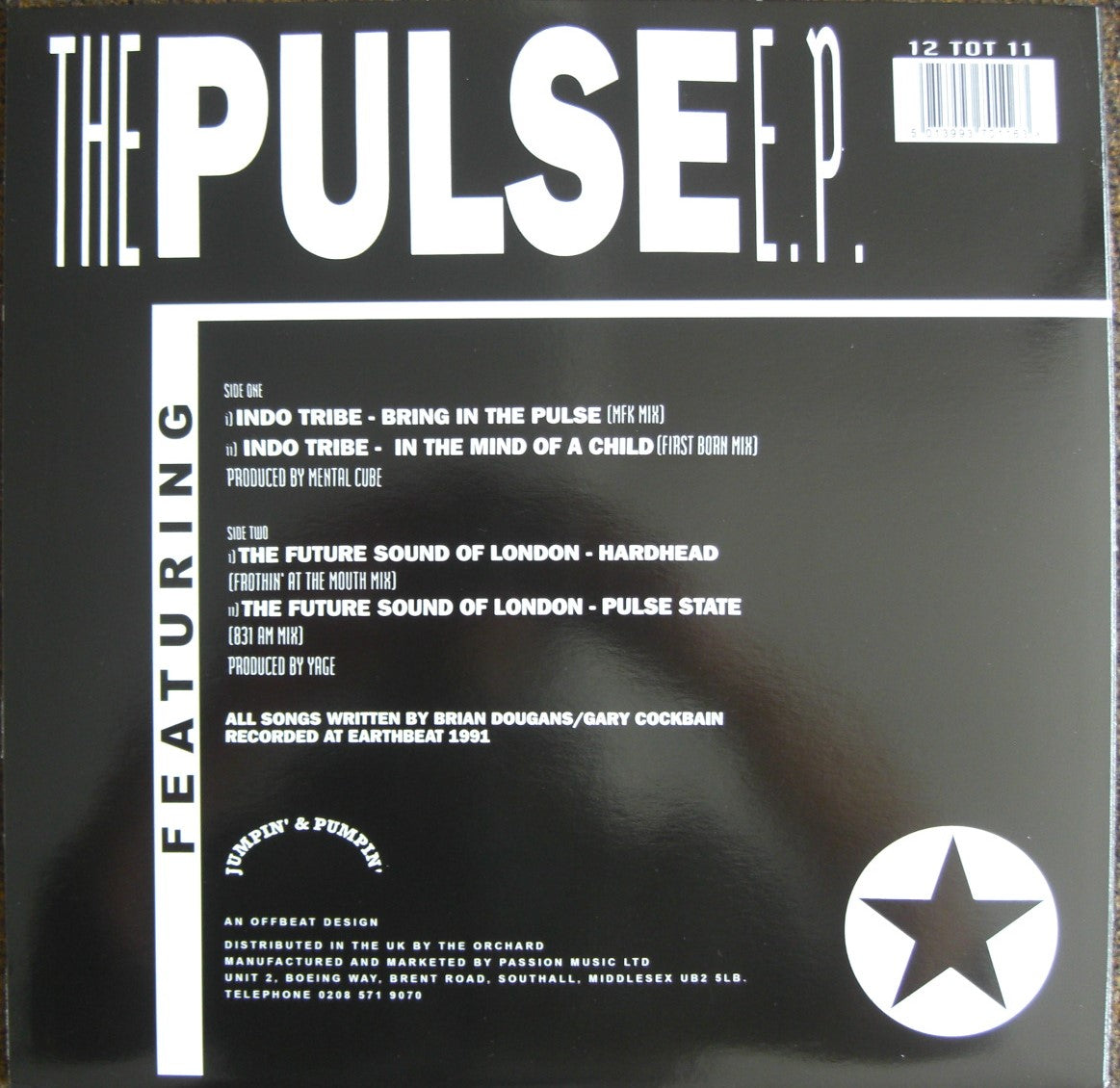Indo Tribe & The Future Sound Of London - The Pulse EP Vinilo, EP de 12 "
