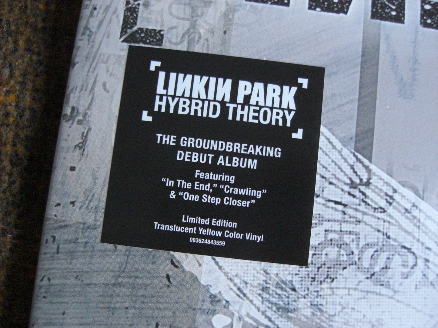 Linkin Park – Hybrid Theory Vinyl, LP, Album, Limited Edt yellow