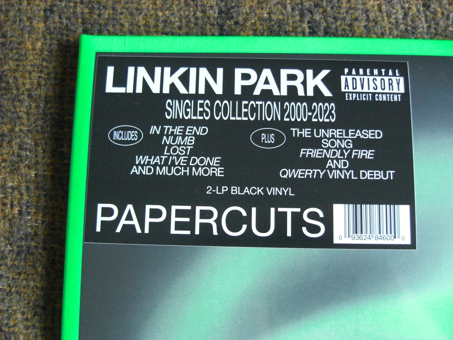 Linkin Park – Papercuts 2x vinilo, LP, álbum, recopilación