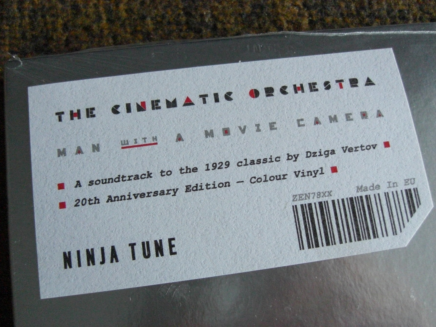 The Cinematic Orchestra – Man With A Movie Camera 2x Vinyl, LP, Album Ltd white/ grey