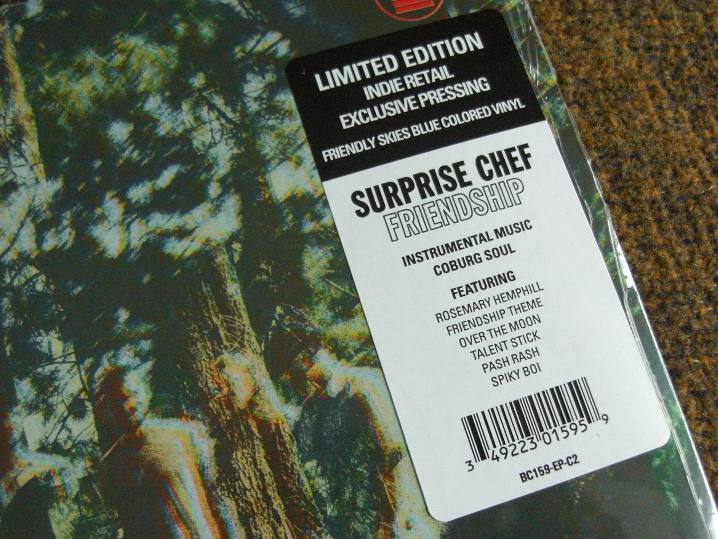 Chef Sorpresa – Vinilo de la Amistad, 12" EP Edición Limitada azul