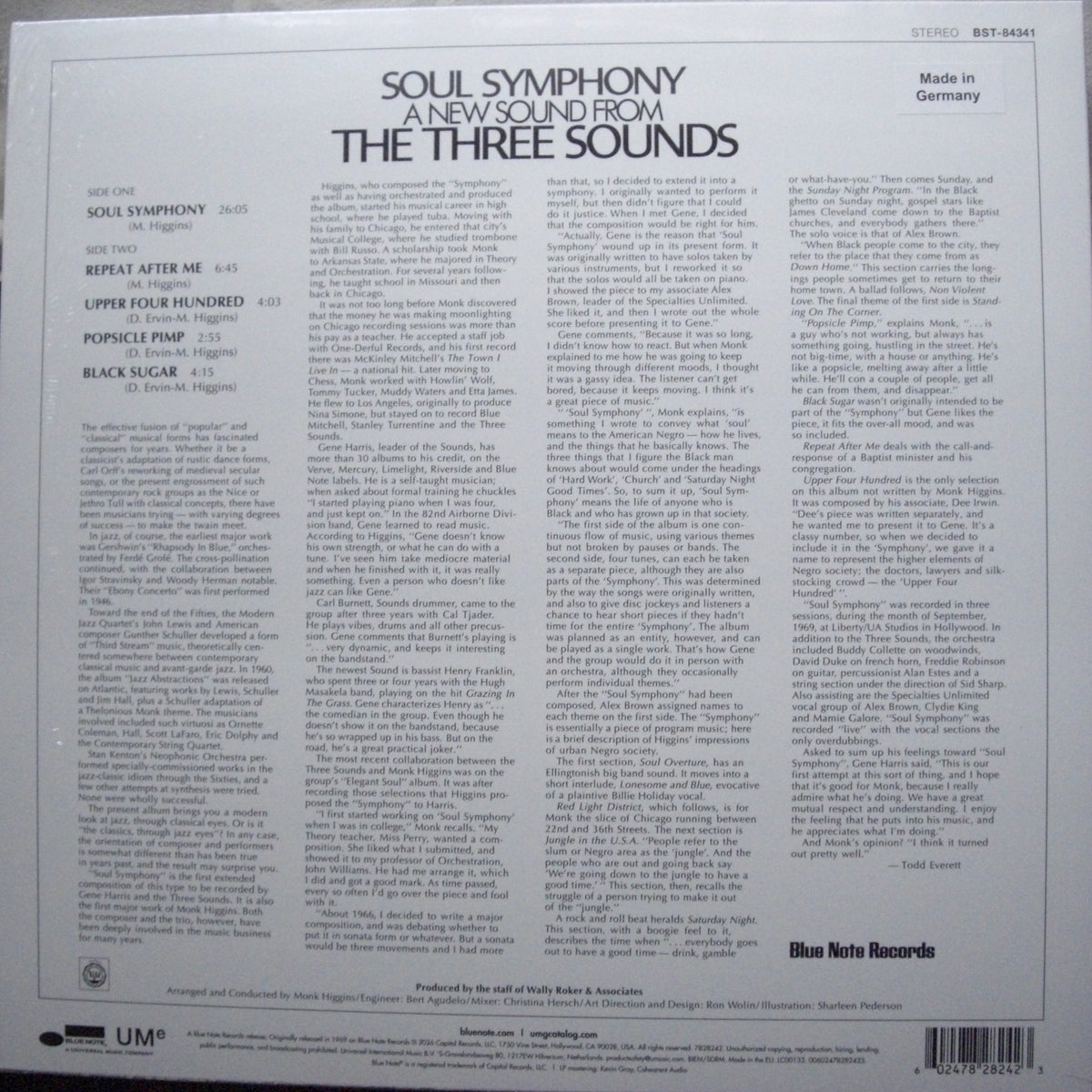 The Three Sounds – Soul Symphony Vinyl, LP, Album, Reissue, 180g