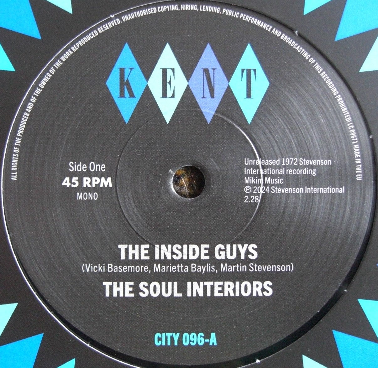 The Soul Interiors – The Inside Guys / My Friend Heartaches Vinyl, 7"
