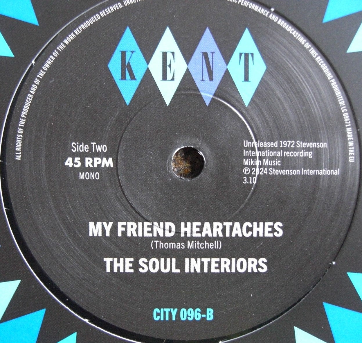 The Soul Interiors – The Inside Guys / My Friend Heartaches Vinyl, 7"