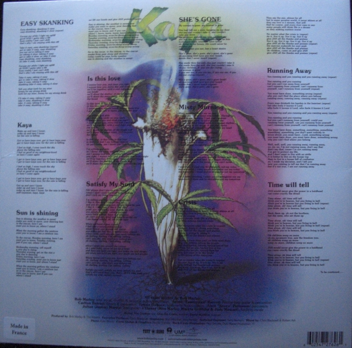 Bob Marley & The Wailers – Kaya Vinyl, LP, Album, Reissue 180g