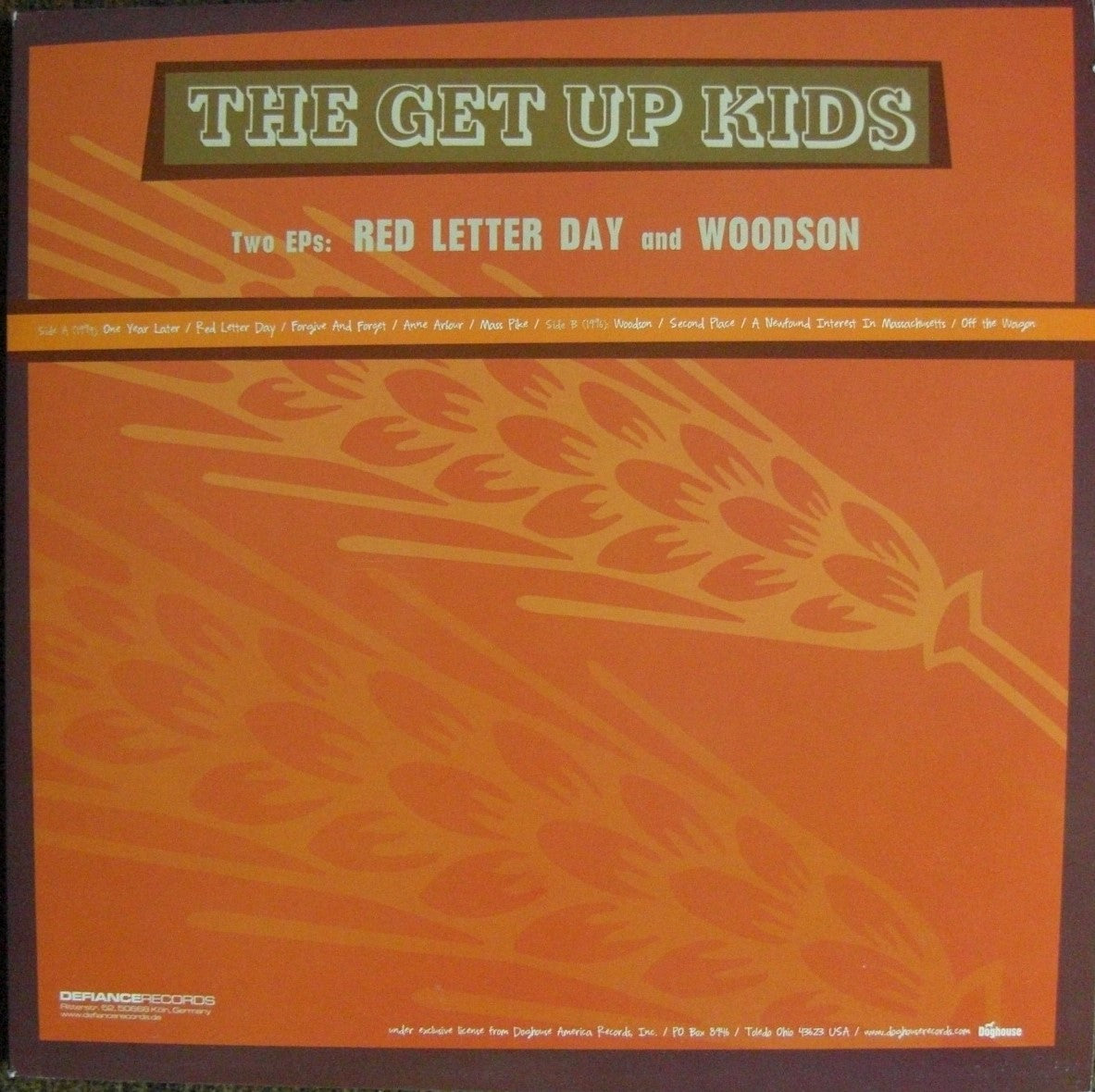 The Get Up Kids – Two EPs: Red Letter Day And Woodson Vinyl, LP, Compilation DE 2002