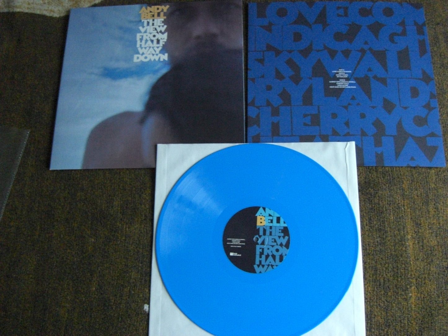 Andy Bell – The View From Halfway Down Vinyl, LP, Album, Limited Edt blue