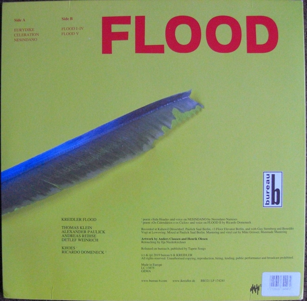 Kreidler – Flood Vinyl, LP, Album, Limited Edt red