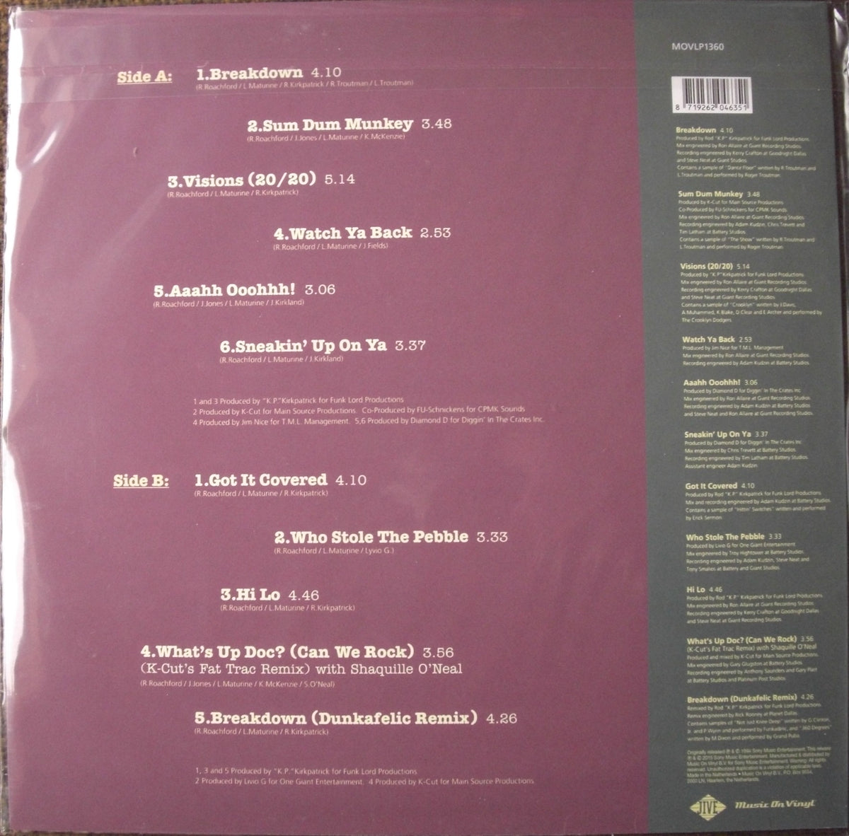 Fu-Schnickens – Nervous Breakdown Vinyl, LP, Album, Reissue