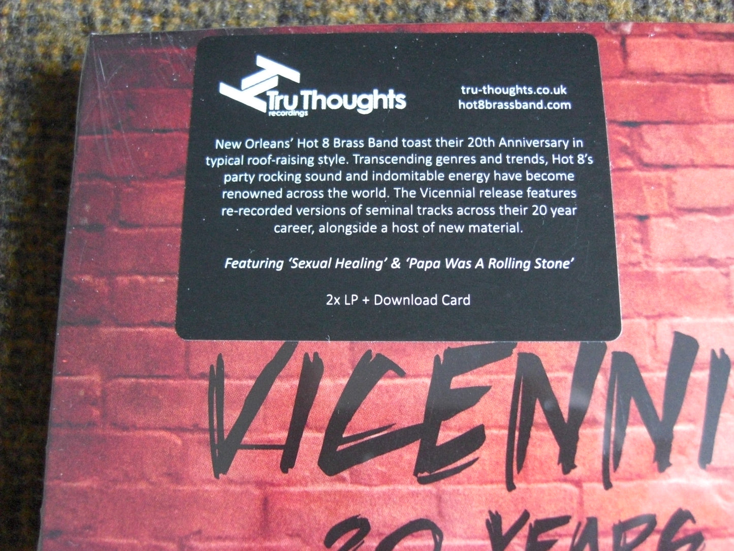 Hot 8 Brass Band – Vicennial (20 Years Of The Hot 8 Brass Band) 2x Vinyl, LP, Album UK 2015