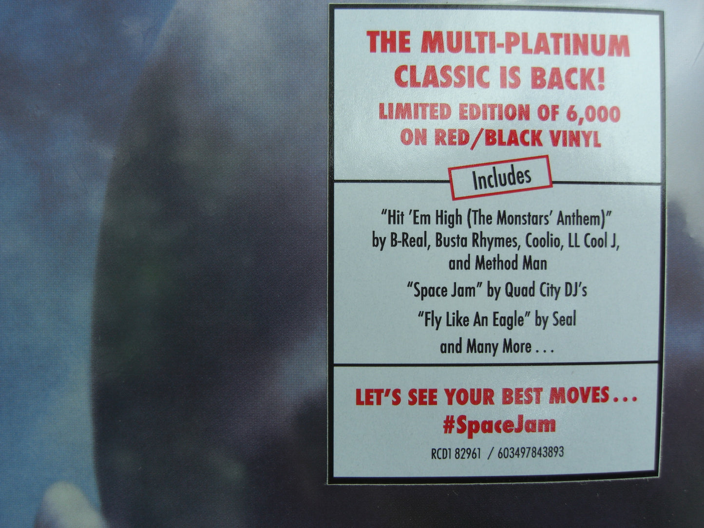 Space Jam Soundtrack 2x Vinyl LP Compilation red/black