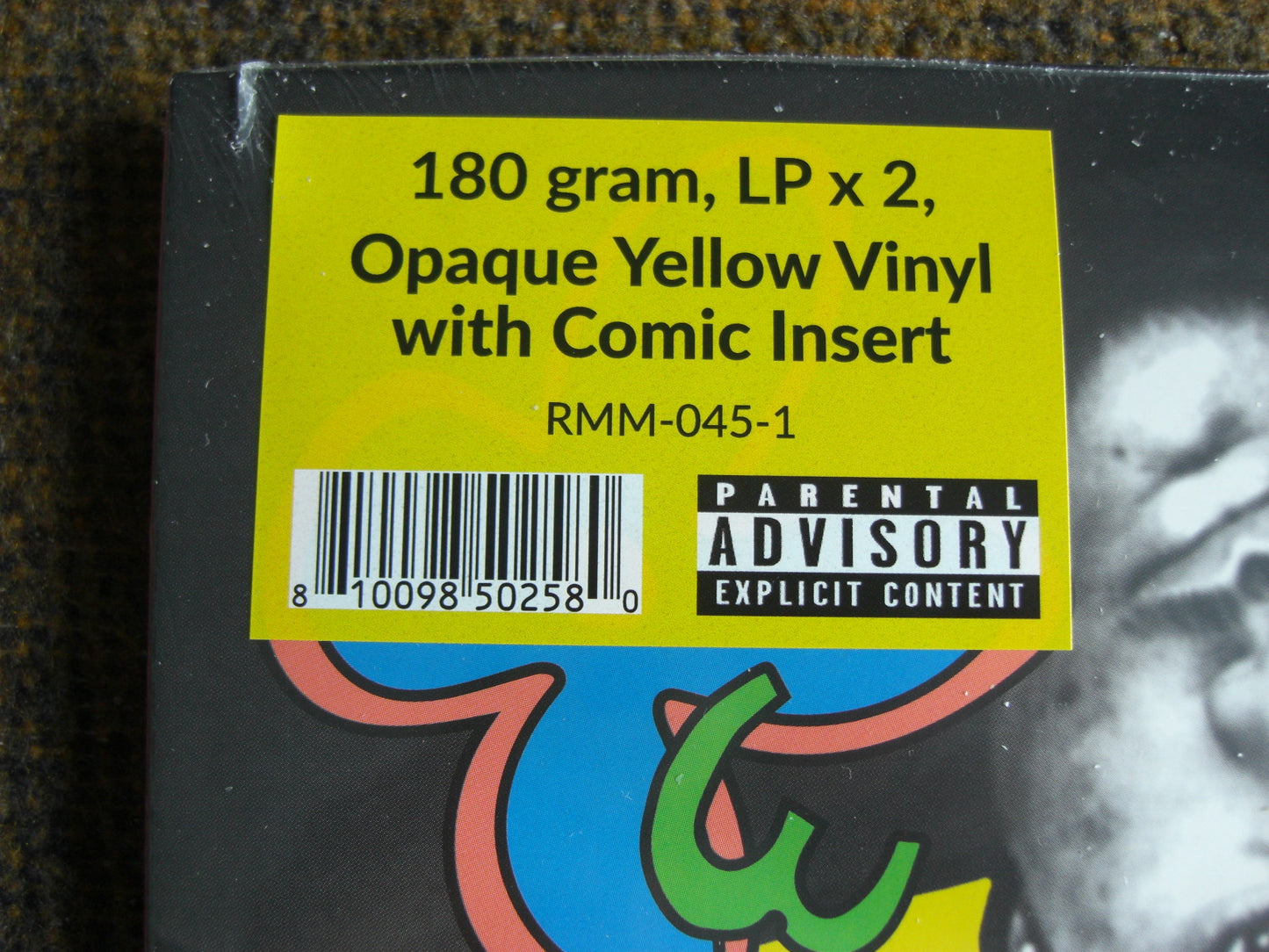 De La Soul – 3 Feet High And Rising Vinyl LP Album yellow