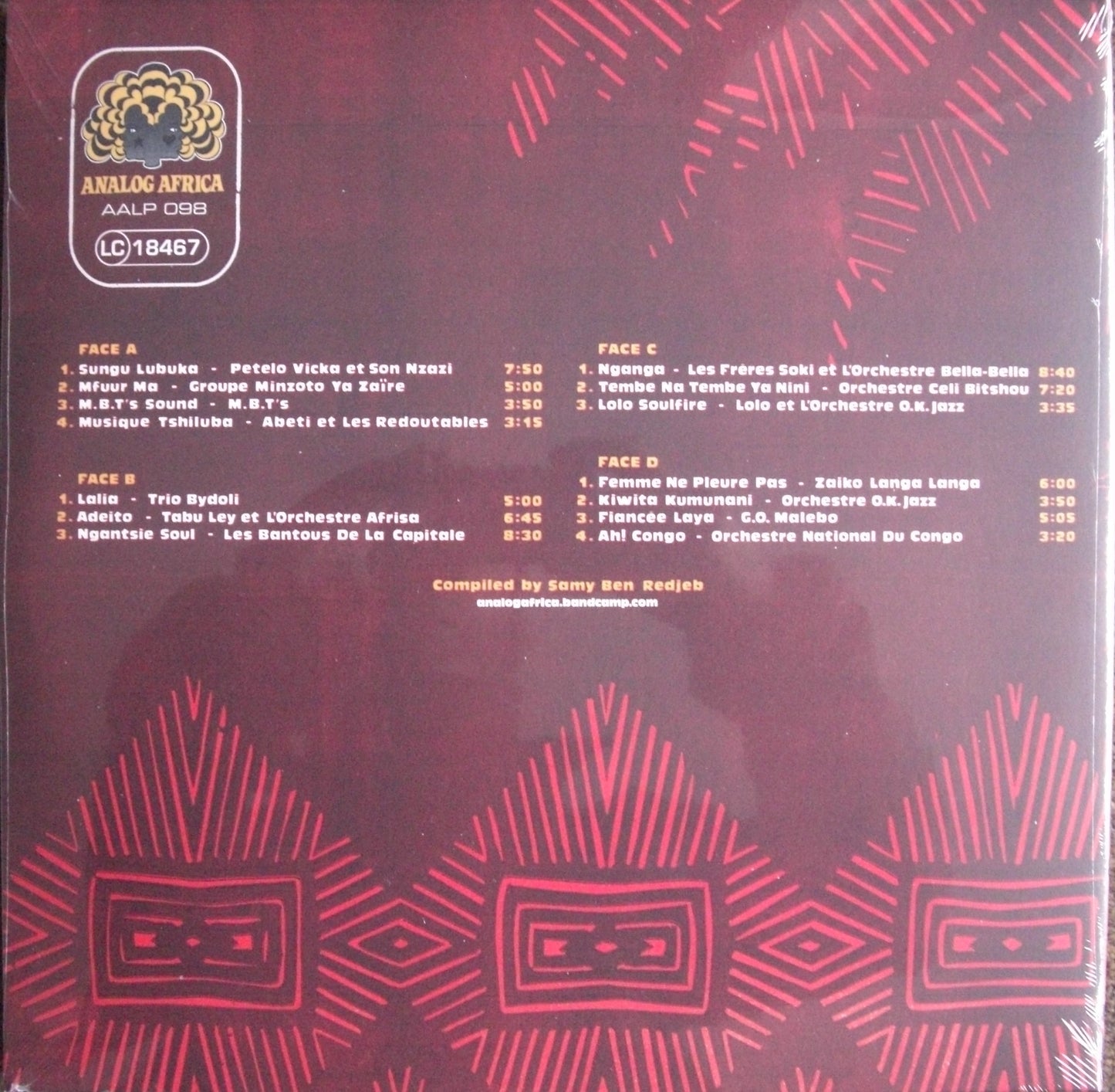 Congo Funk! Sound Madness From The Shores Of The Mighty Congo River 2 x Vinyl, LP, Compilation