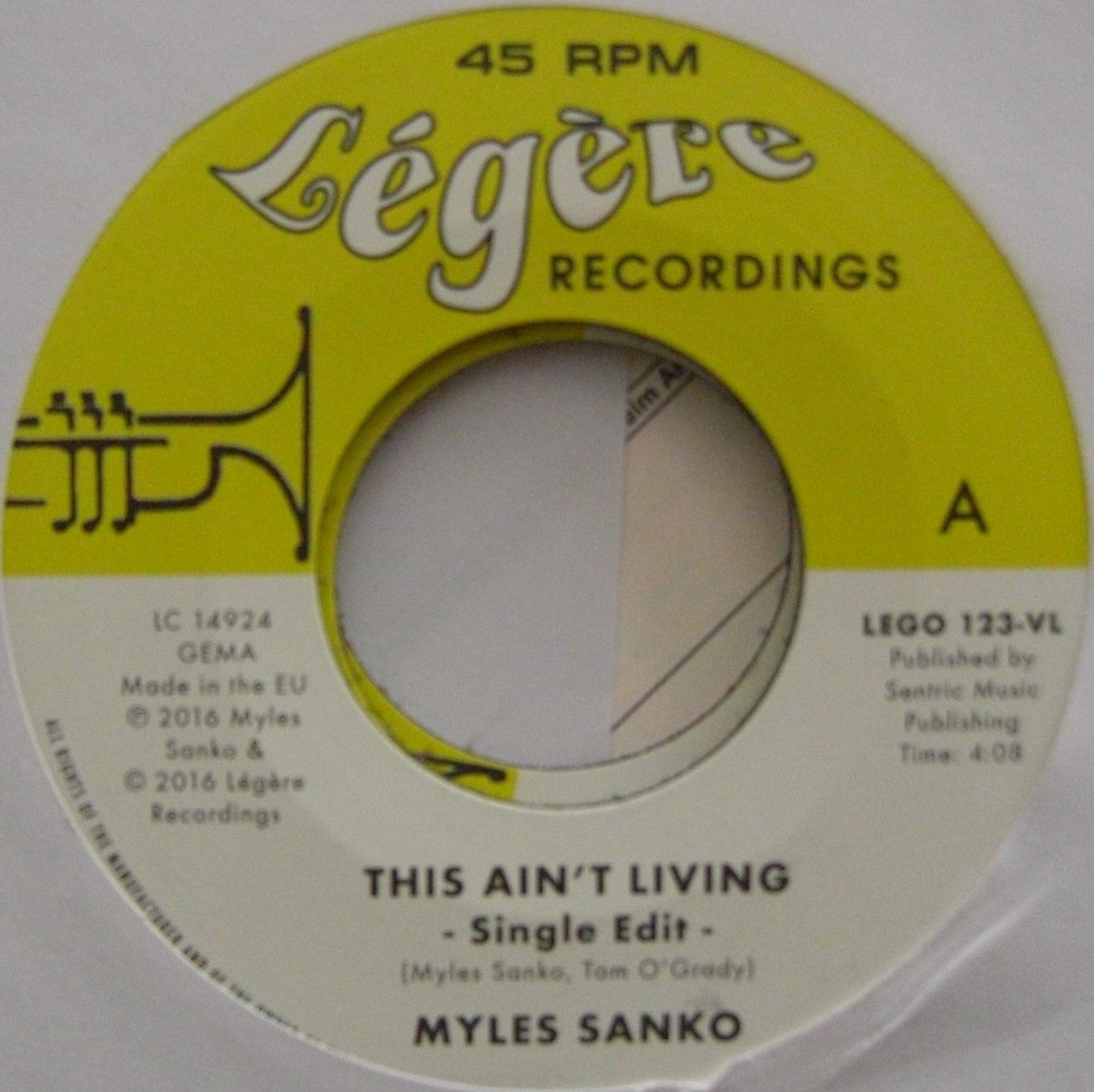 Myles Sanko – Esto no es vivir / Tierra del paraíso Vinilo, 7"