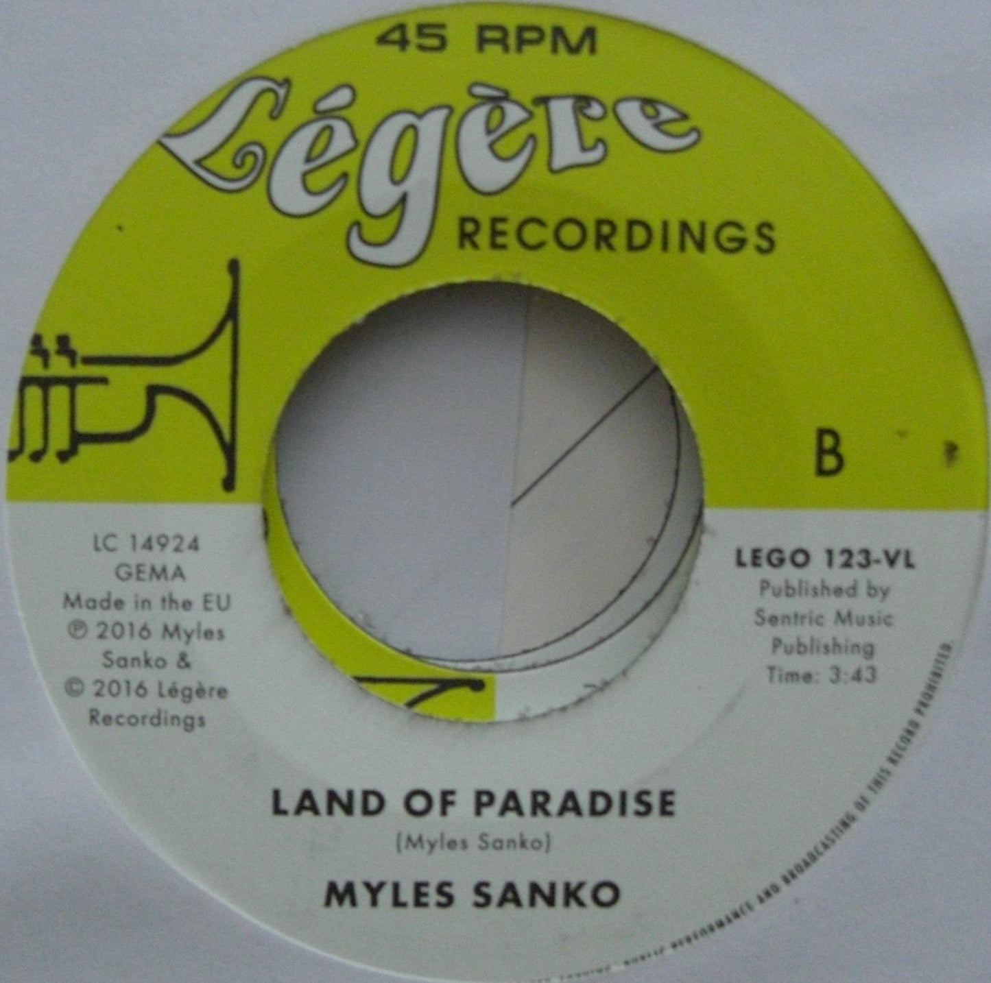 Myles Sanko – Esto no es vivir / Tierra del paraíso Vinilo, 7"