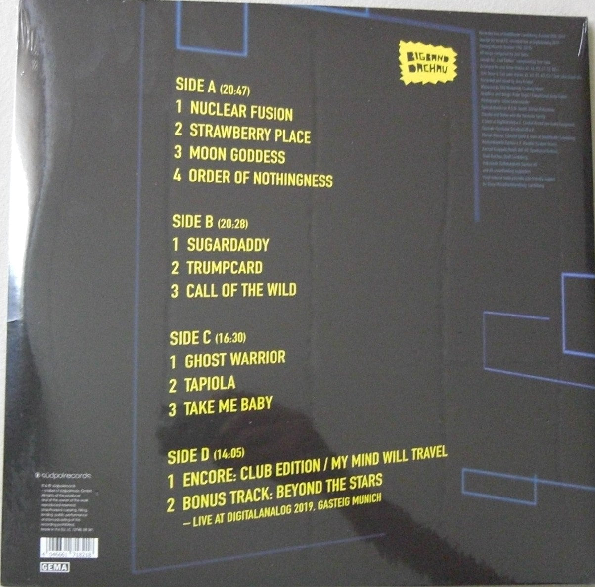 Jimi Tenor feat Bigband Dachau – Live At Stadttheater Landsberg 2xLP Album