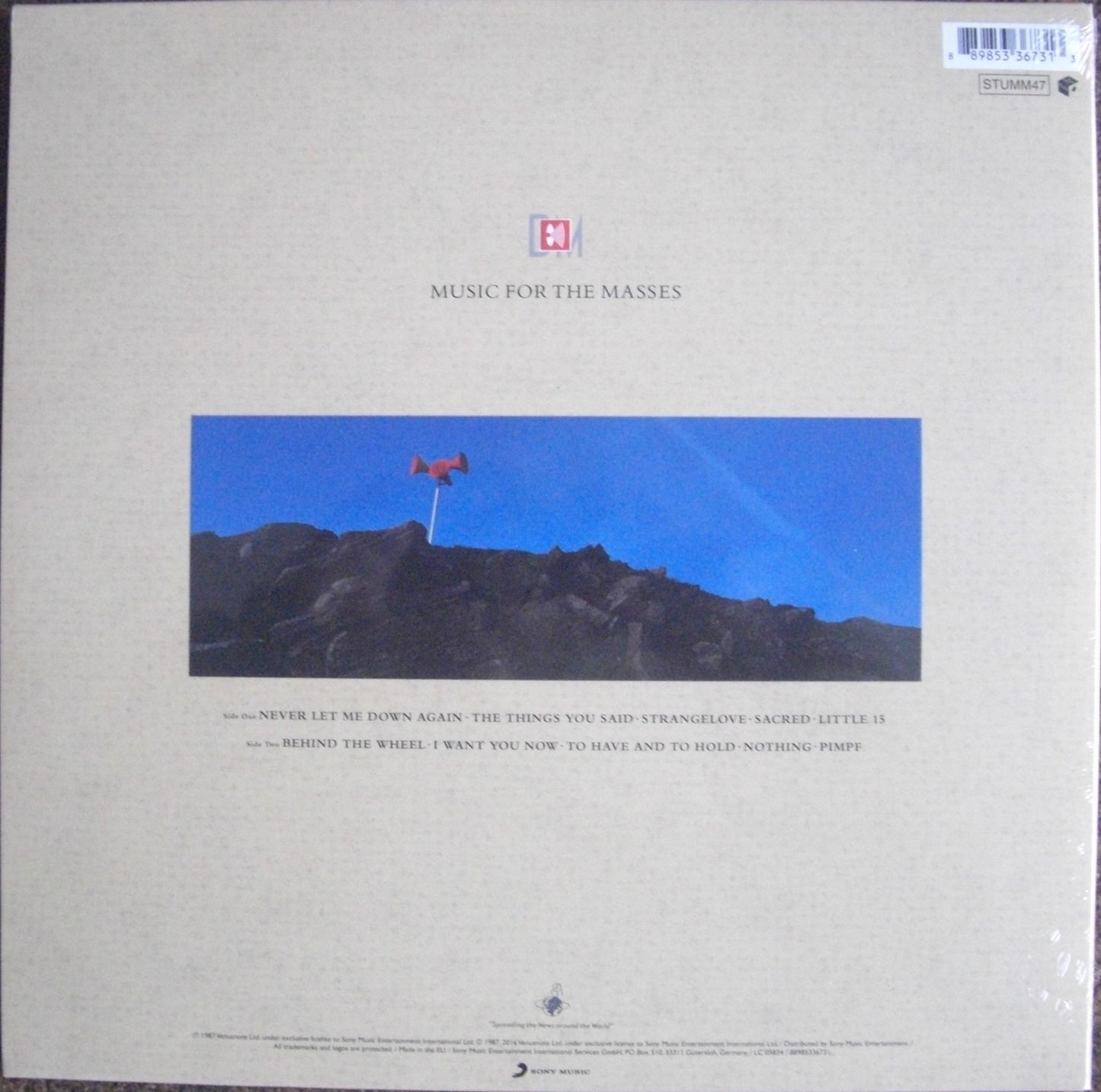 Depeche Mode – Music For The Masses Vinyl, LP, Album, Reissue