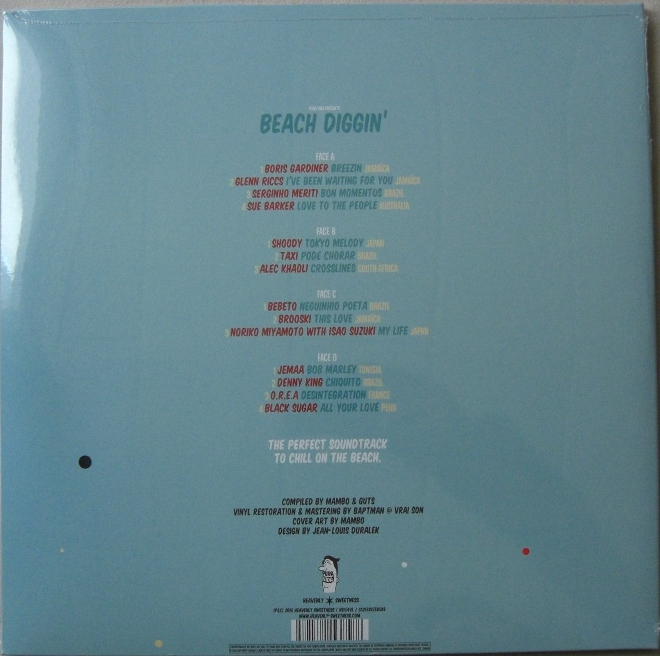 Guts – Pura Vida Presents: Beach Diggin' Volume 4 Vinyl, 2xLP, Compilation