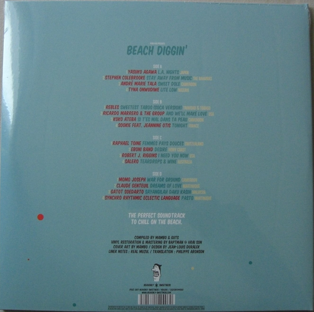 Guts – Pura Vida Presents: Beach Diggin' Volume 5 Vinyl, 2xLP, Compilation