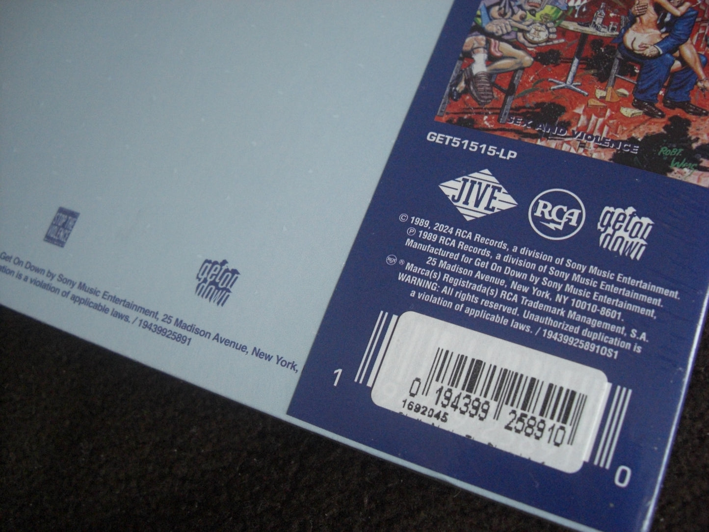 Boogie Down Productions - Ghetto Music: The Blueprint of Hip Hop 2x Vinyl, LP, Album, Limited Edt blue white swirl
