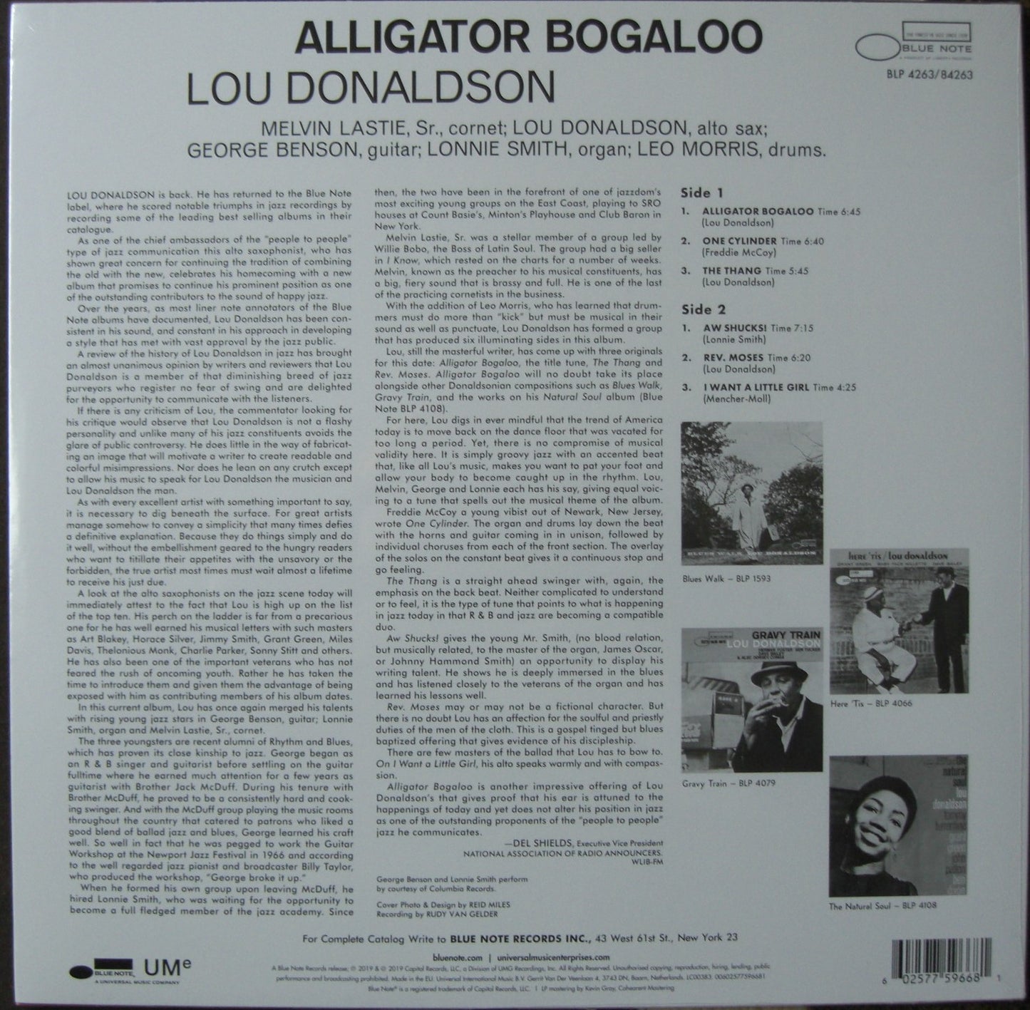 Lou Donaldson – Alligator Bogaloo Vinyl, LP, Album