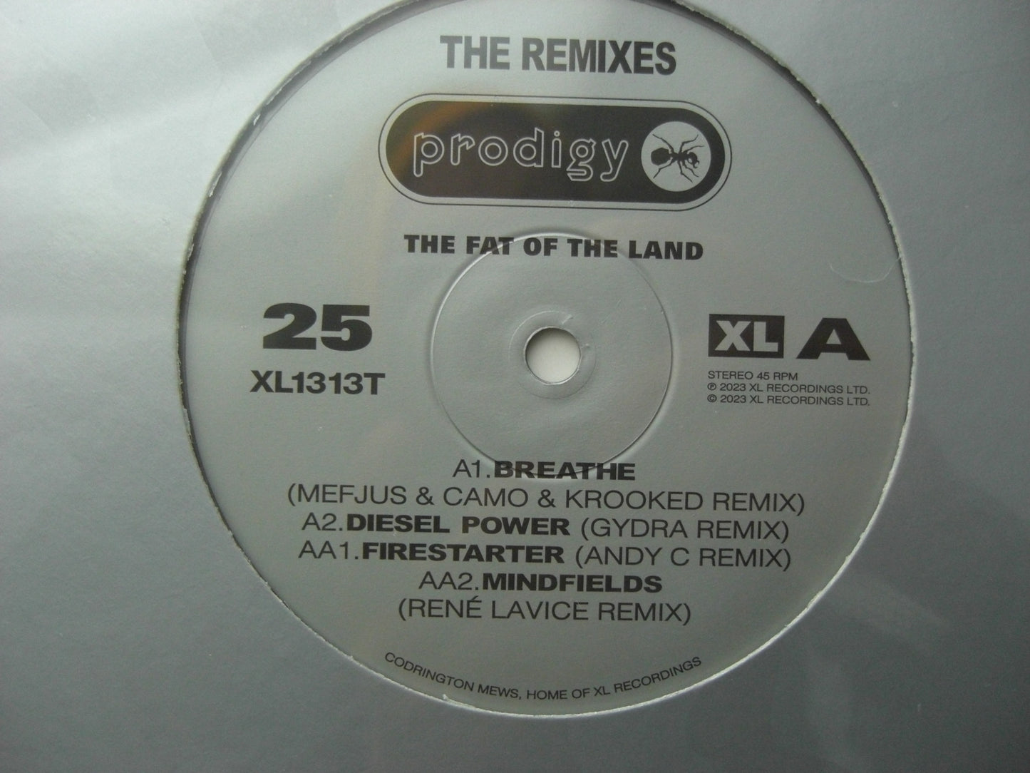 The Prodigy – The Fat Of The Land (The Remixes) Vinyl, 12" Maxi silver