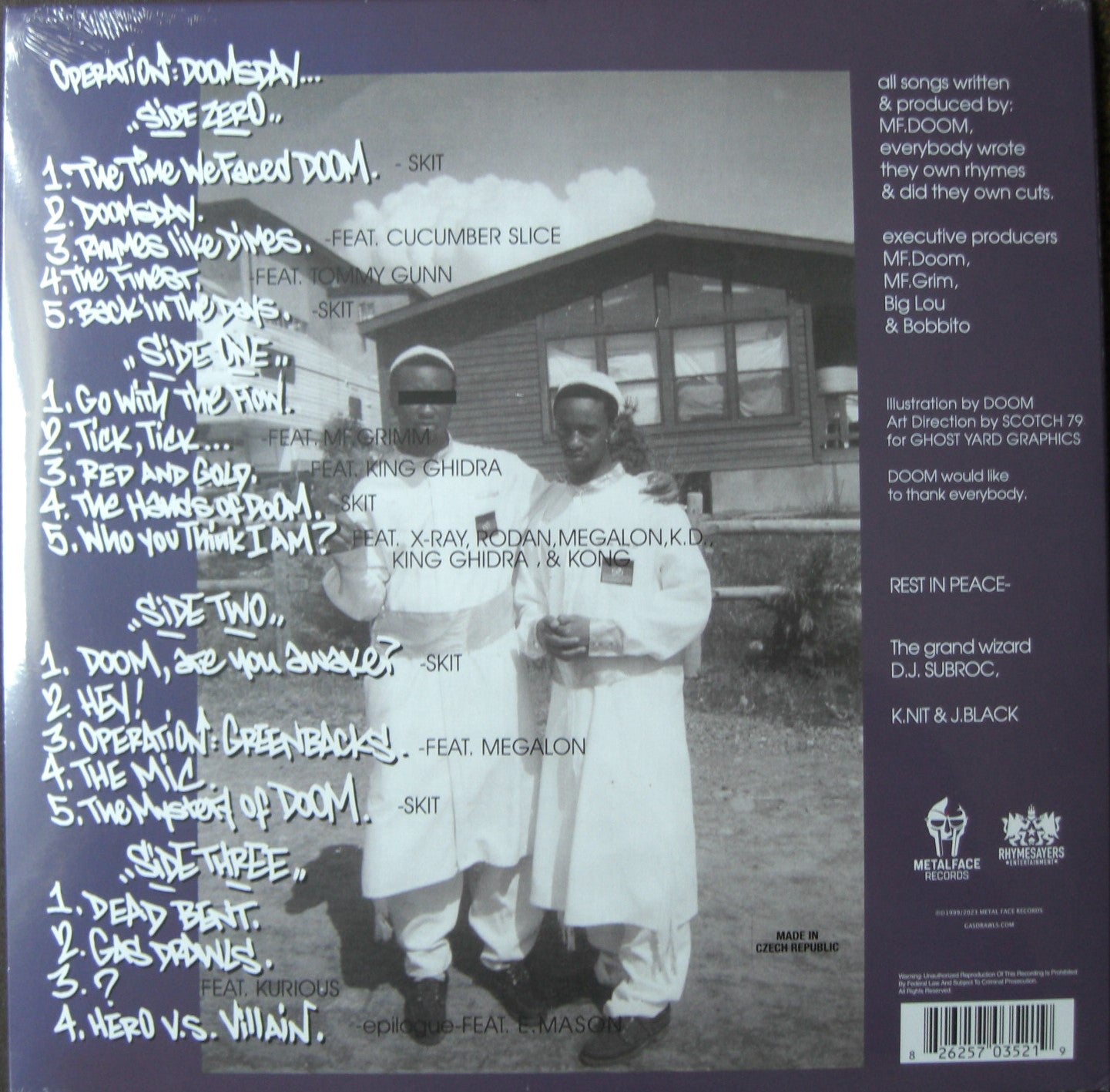 MF Doom – Operation: Doomsday 2x Vinyl, LP, Album, Reissue