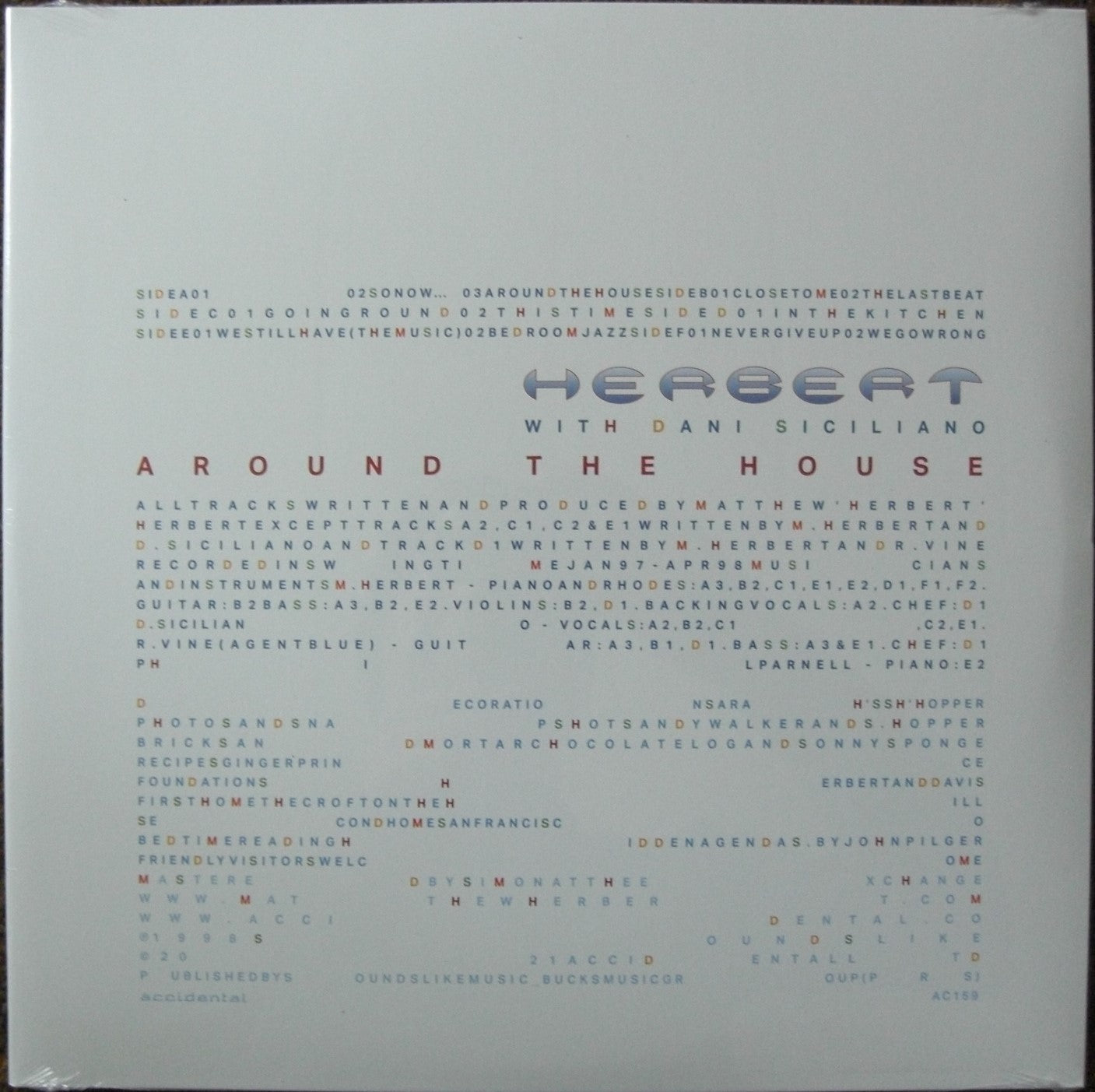 Matthew Herbert & Dani Siciliano - Around The House 3xLP Álbum de vinilo