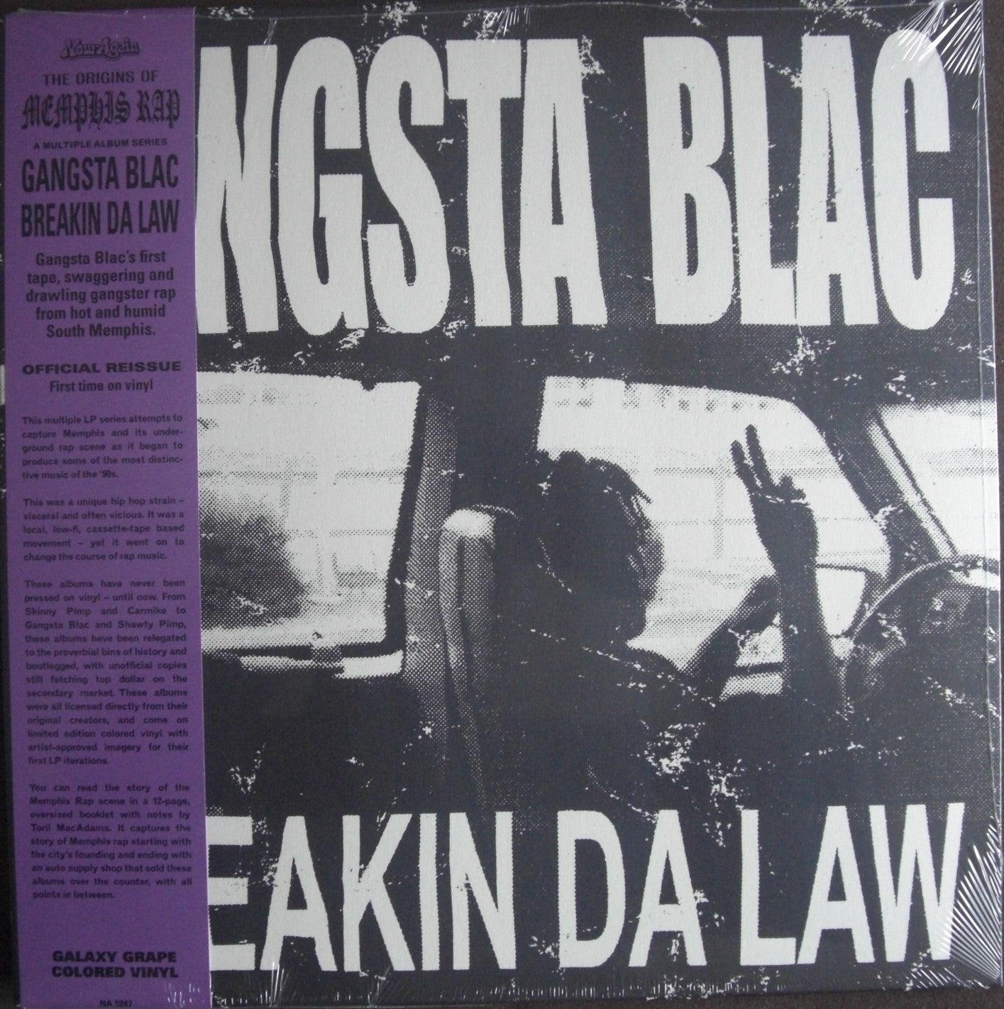 Gangsta Blac – Breaking Da Law Vinyl, LP, Album, Reissue colored