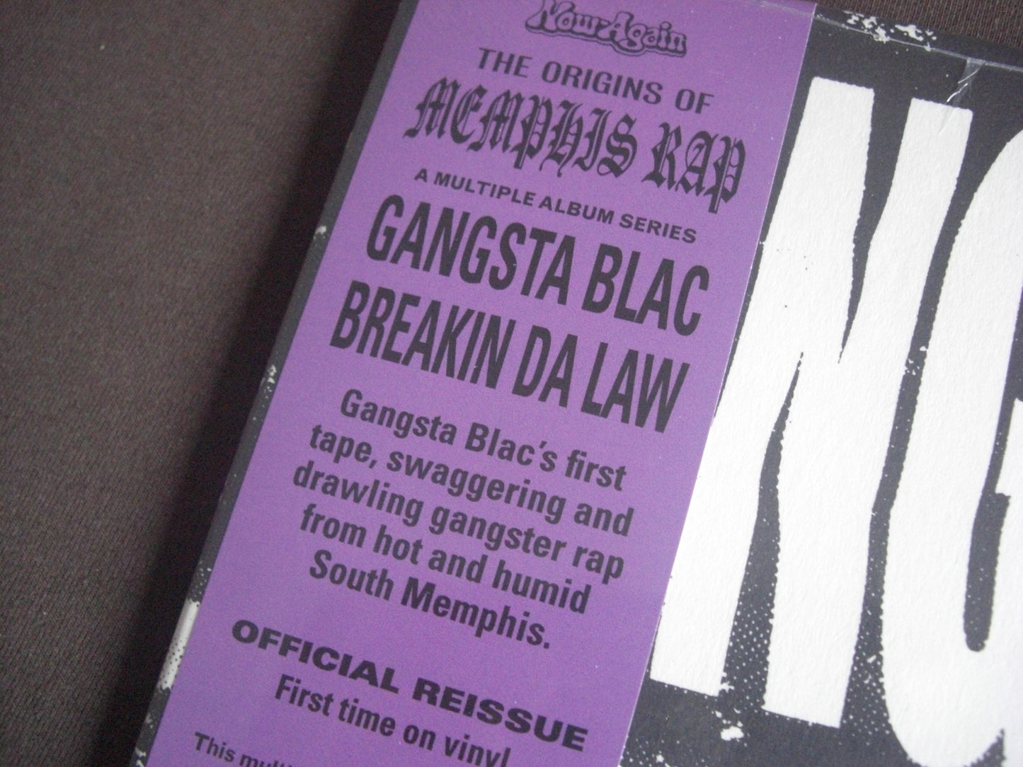 Gangsta Blac – Breaking Da Law Vinyl, LP, Album, Reissue colored