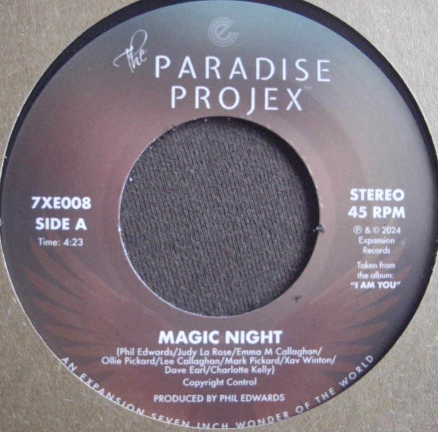 The Paradise Projex - Magic Night / Someone Like You Vinyl, 7"