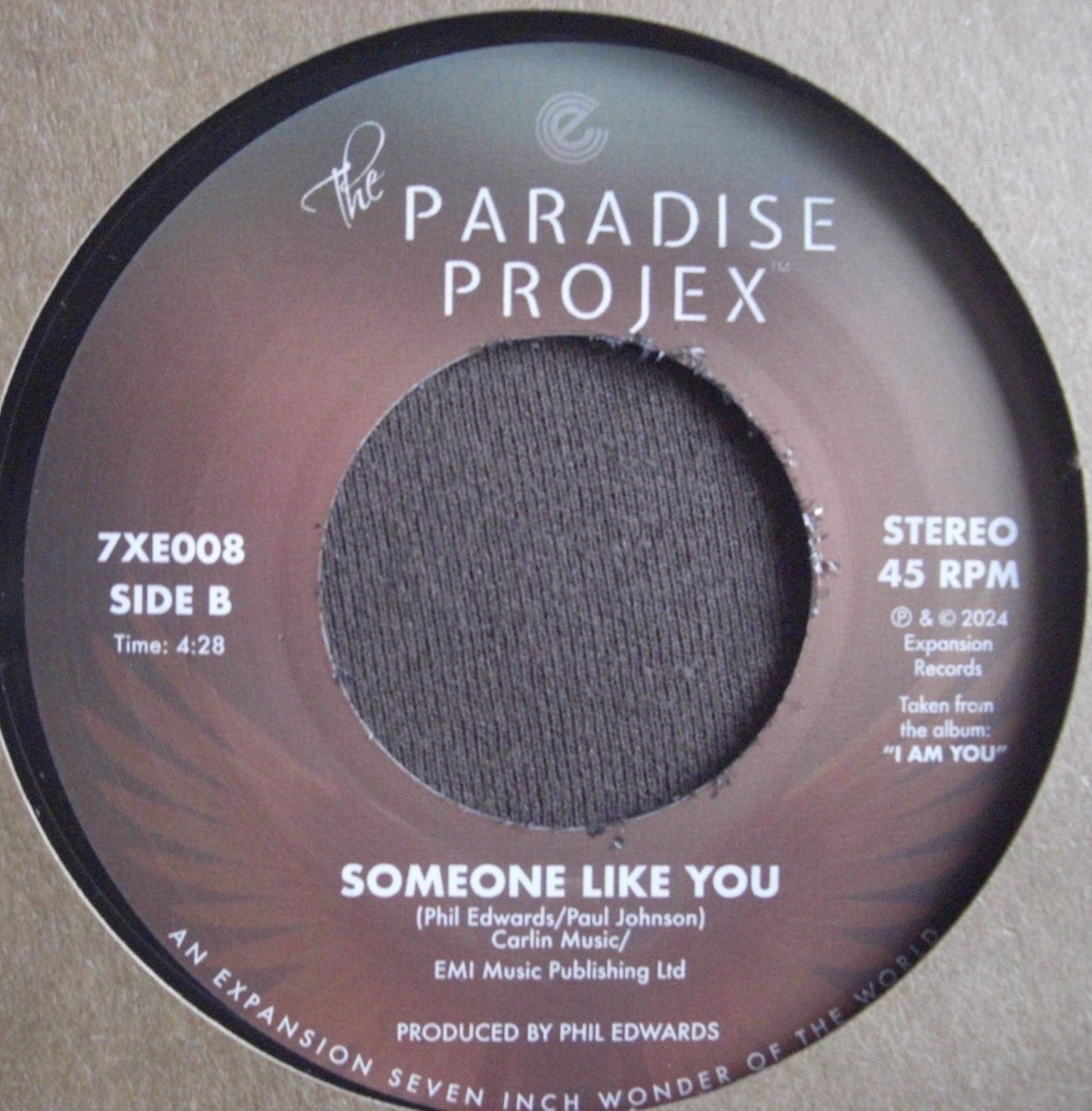 The Paradise Projex - Magic Night / Someone Like You Vinyl, 7"