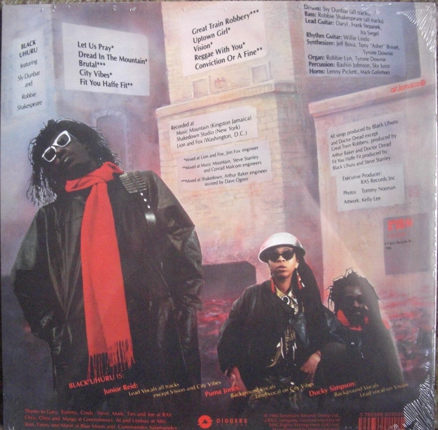 Black Uhuru – Brutal Vinyl, LP, Album, Reissue
