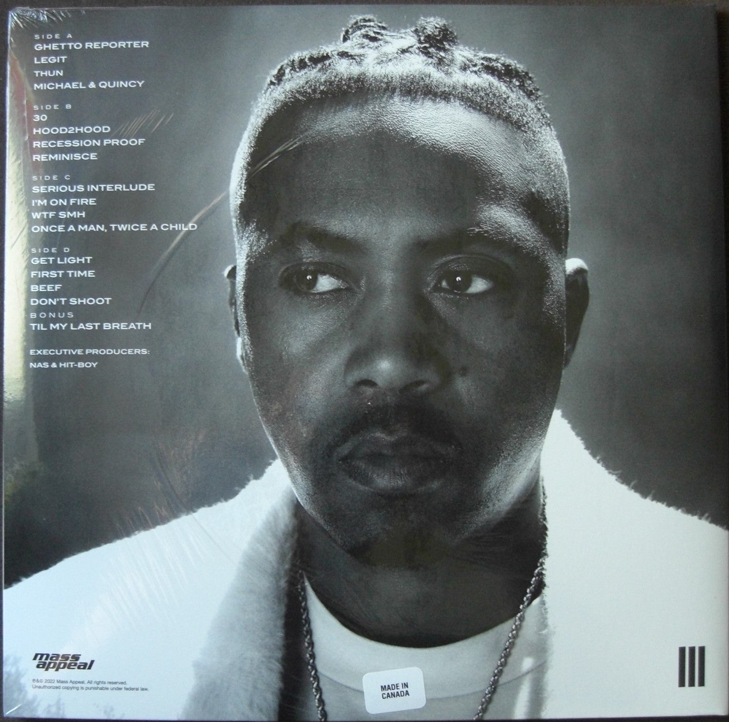 Nas – King's Disease III 2x vinilo, LP, álbum rojo