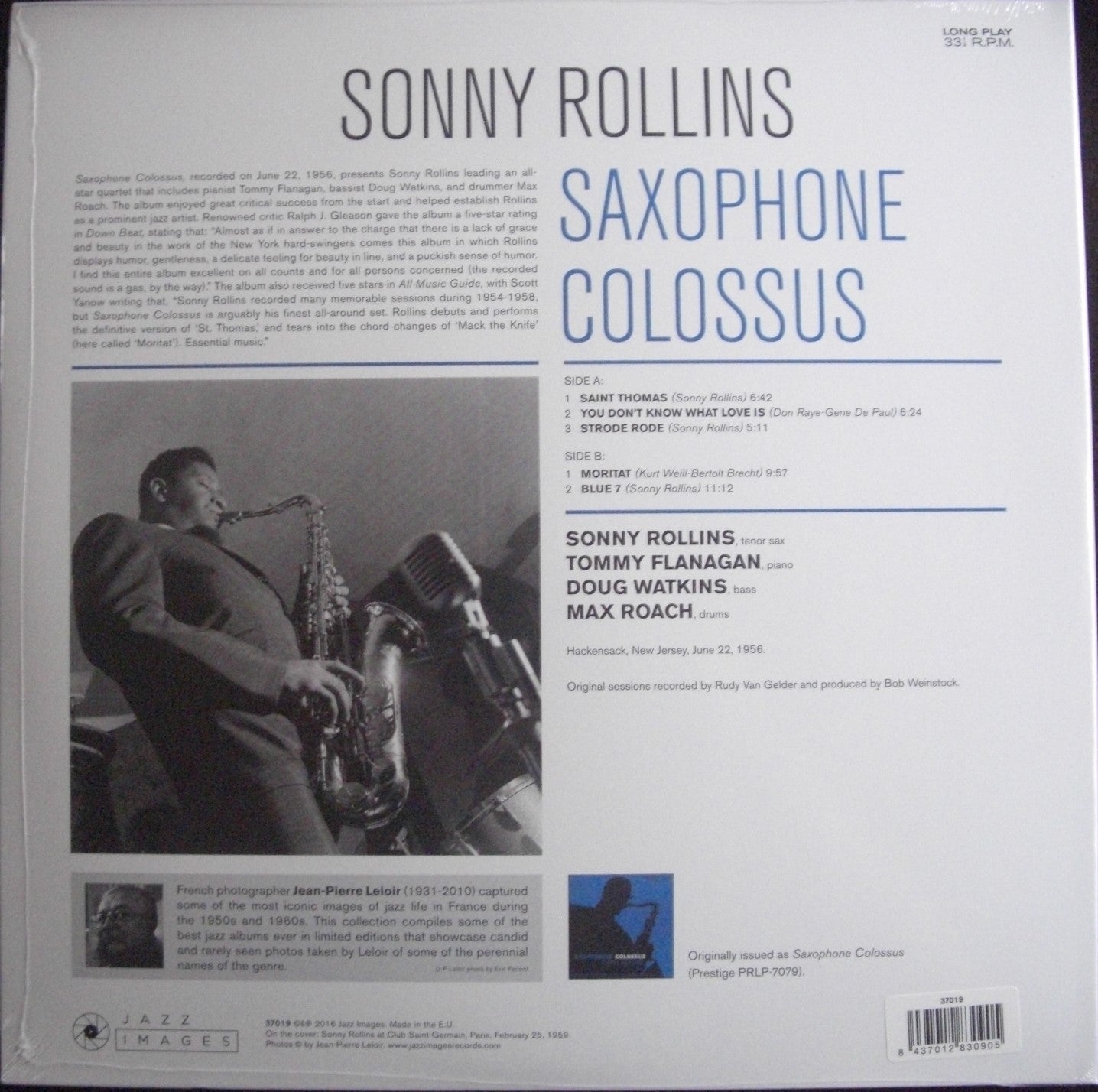Sonny Rollins – Saxophone Colossus Vinyl, LP, Album, Limited Edt, Reissue